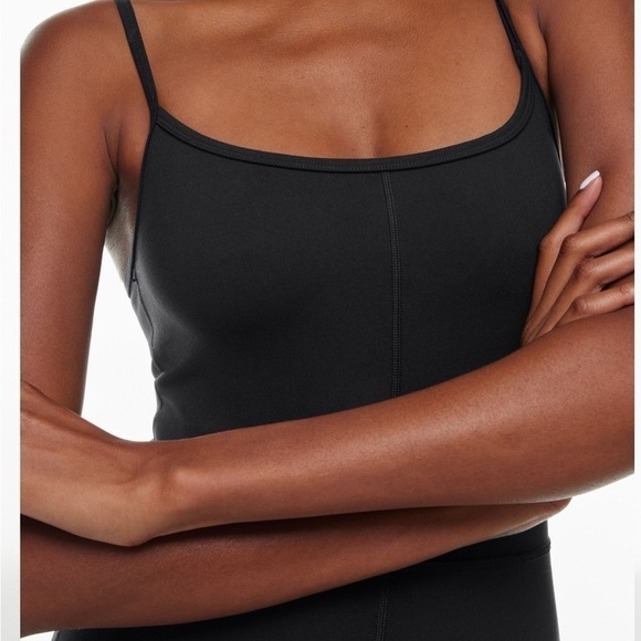 Aritzia Wilfred Free Divinity 7" Romper Black - Picture 11 of 15